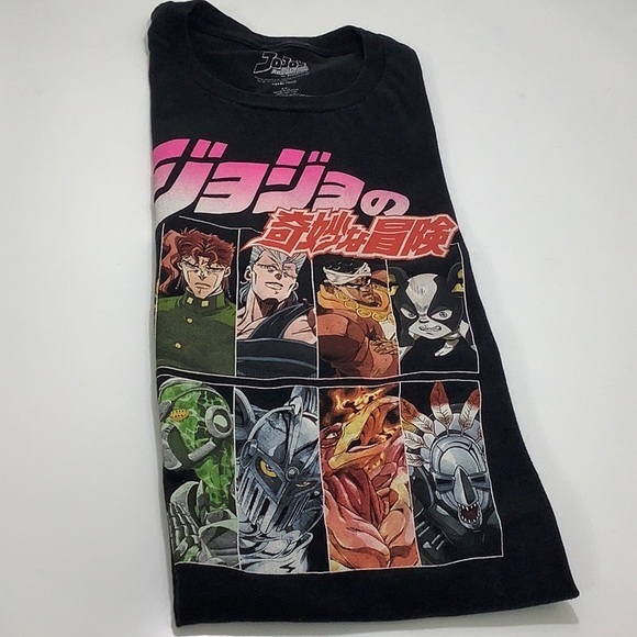 Jojo’s Bizarre Adventure the animation large front logo t shirt size XXL - Picture 6 of 8